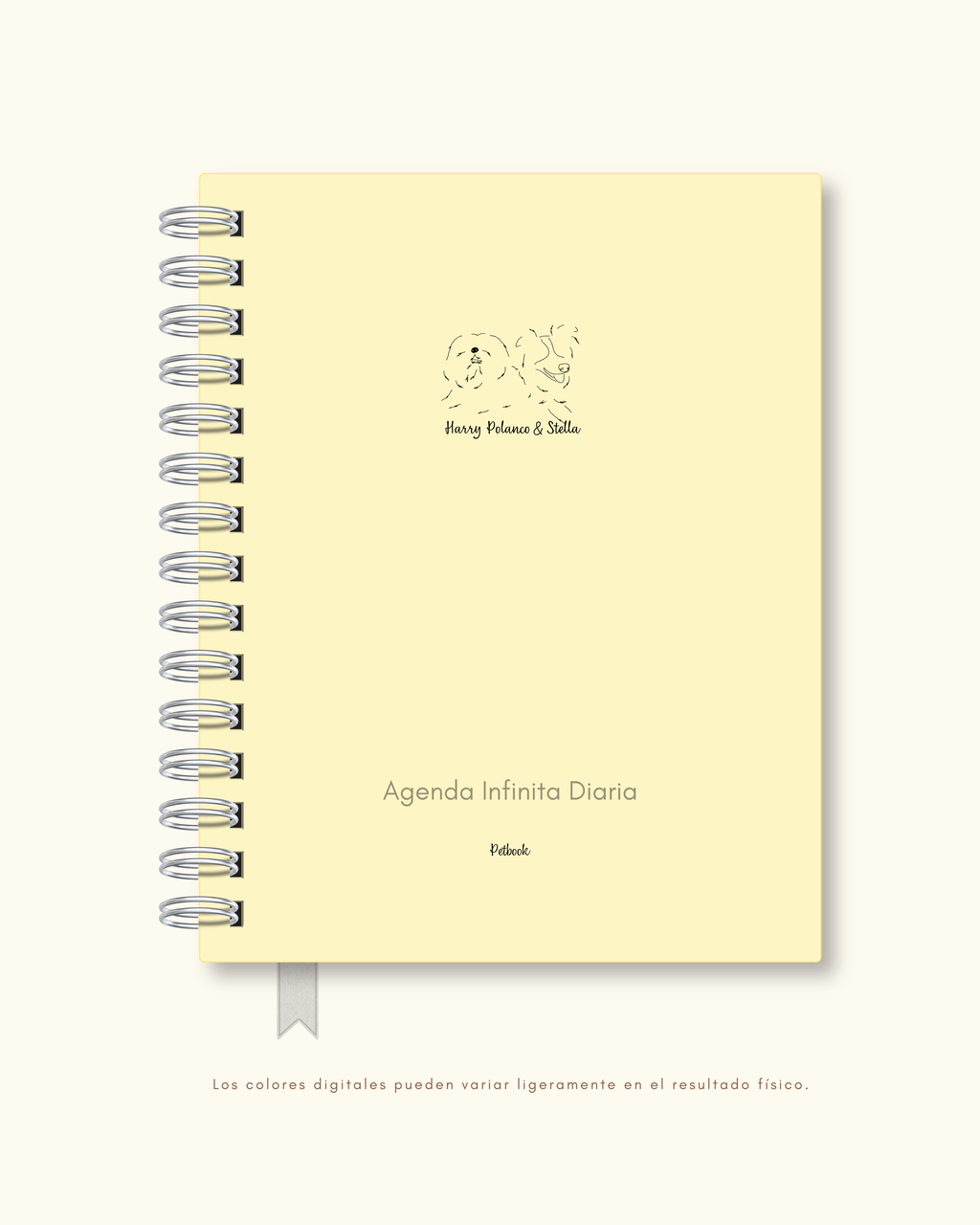Agenda Infinita Diaria 2 mascotas