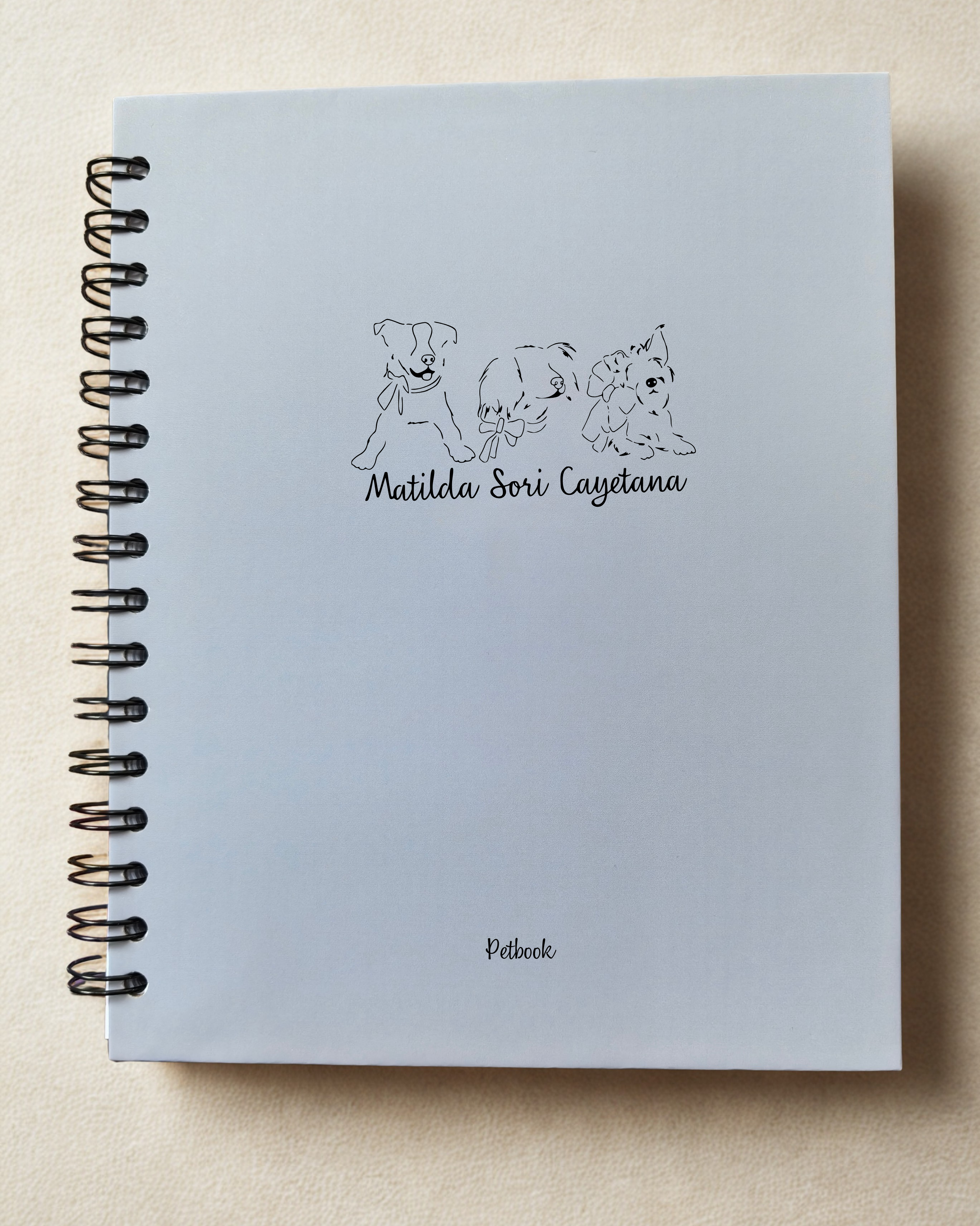 Libreta 3 mascotas