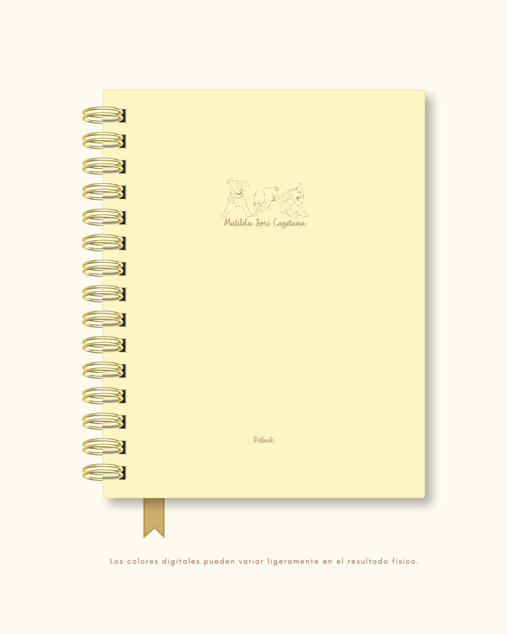 Libreta 3 mascotas
