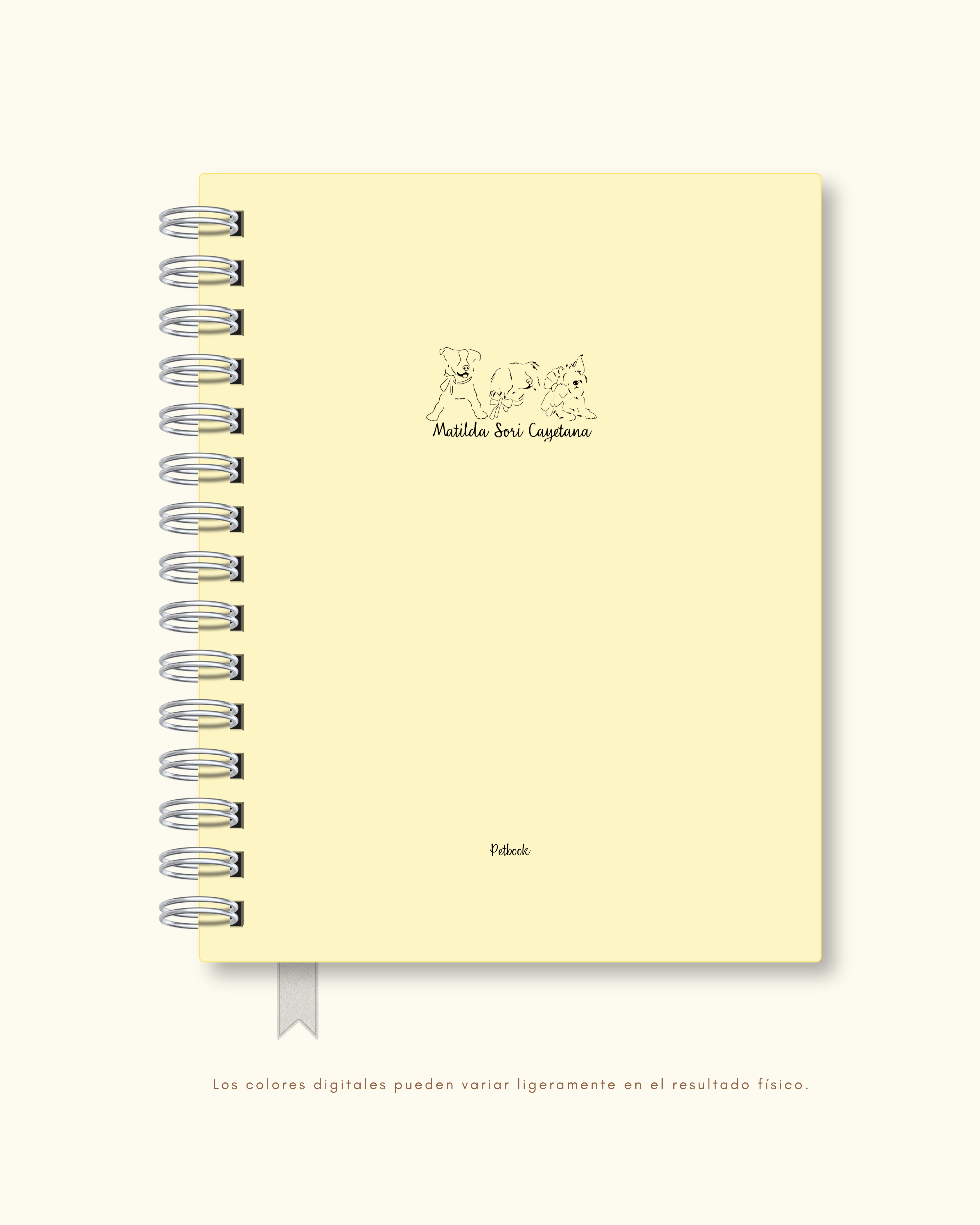 Libreta 3 mascotas