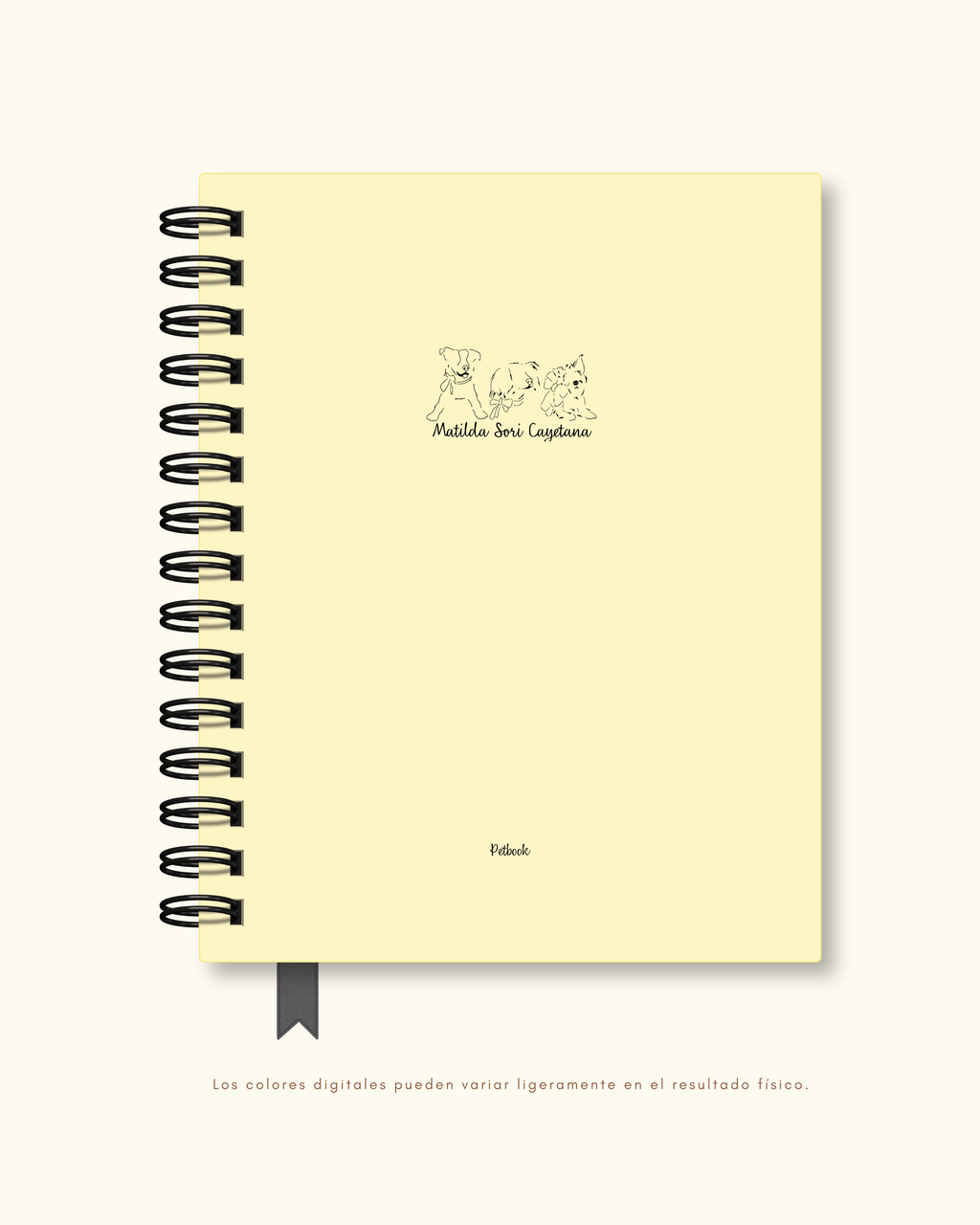 Libreta 3 mascotas