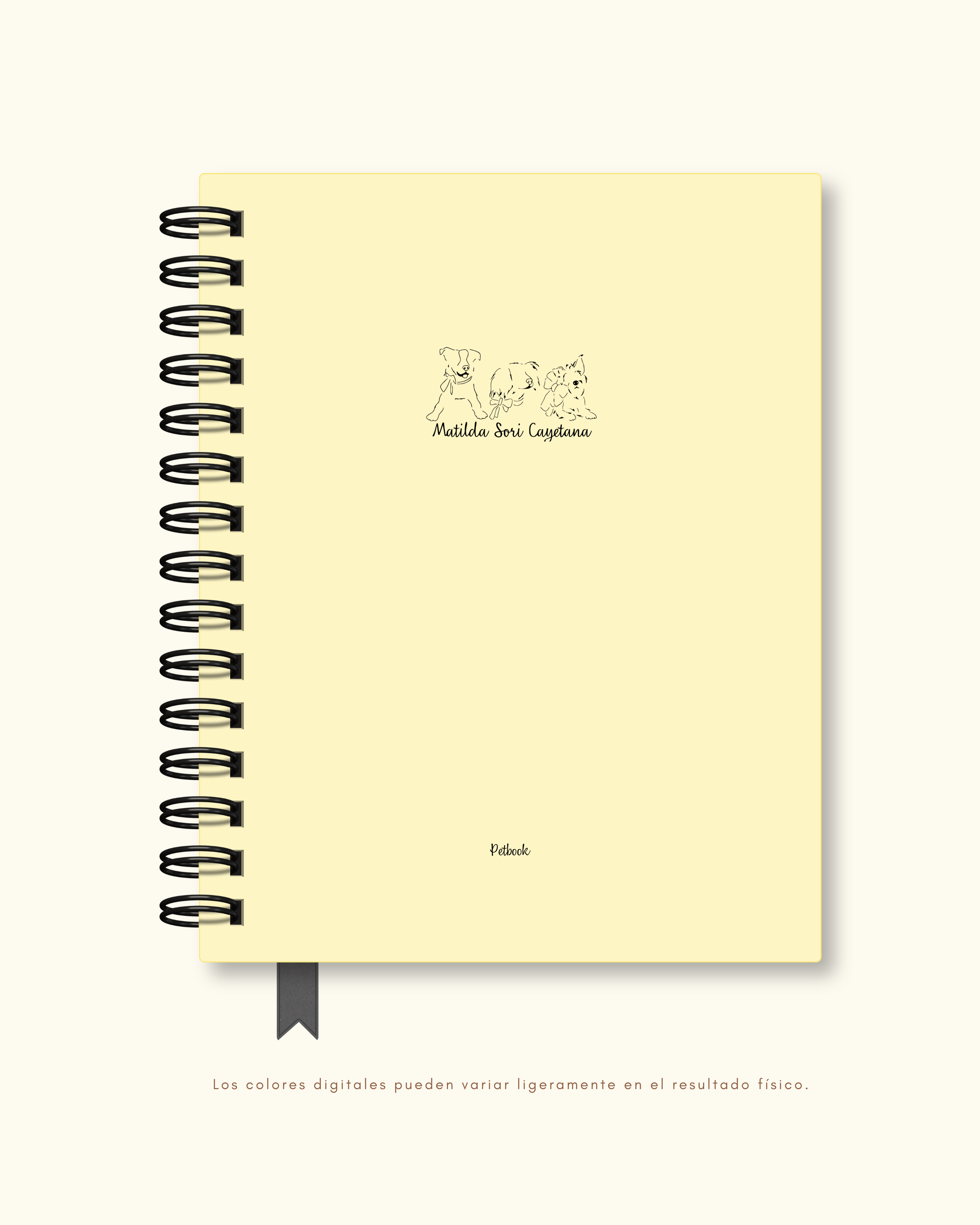Libreta 3 mascotas
