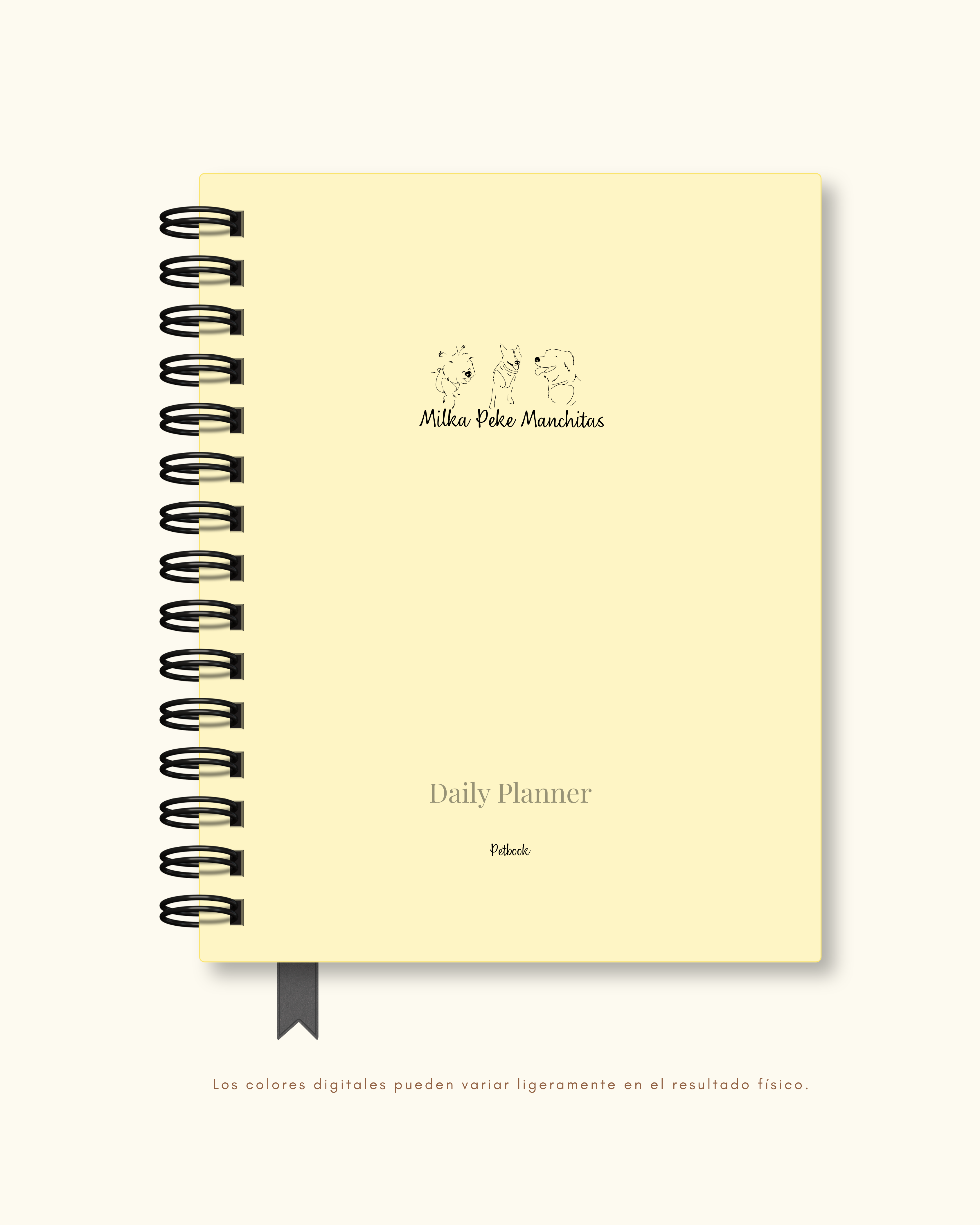 Daily Planner 3 mascotas