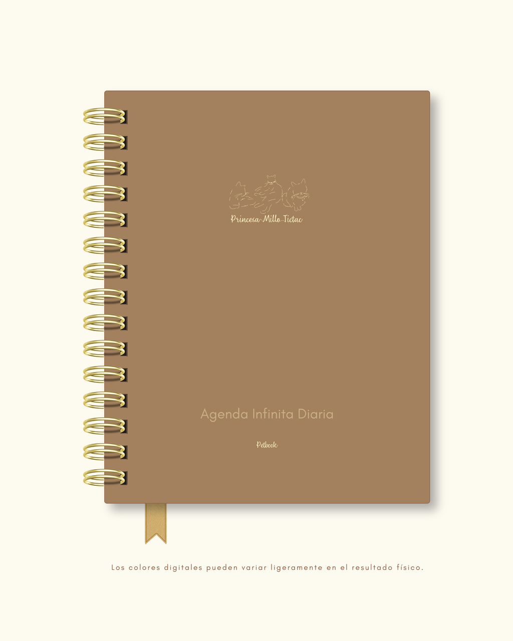 Agenda Infinita Diaria 3 mascotas