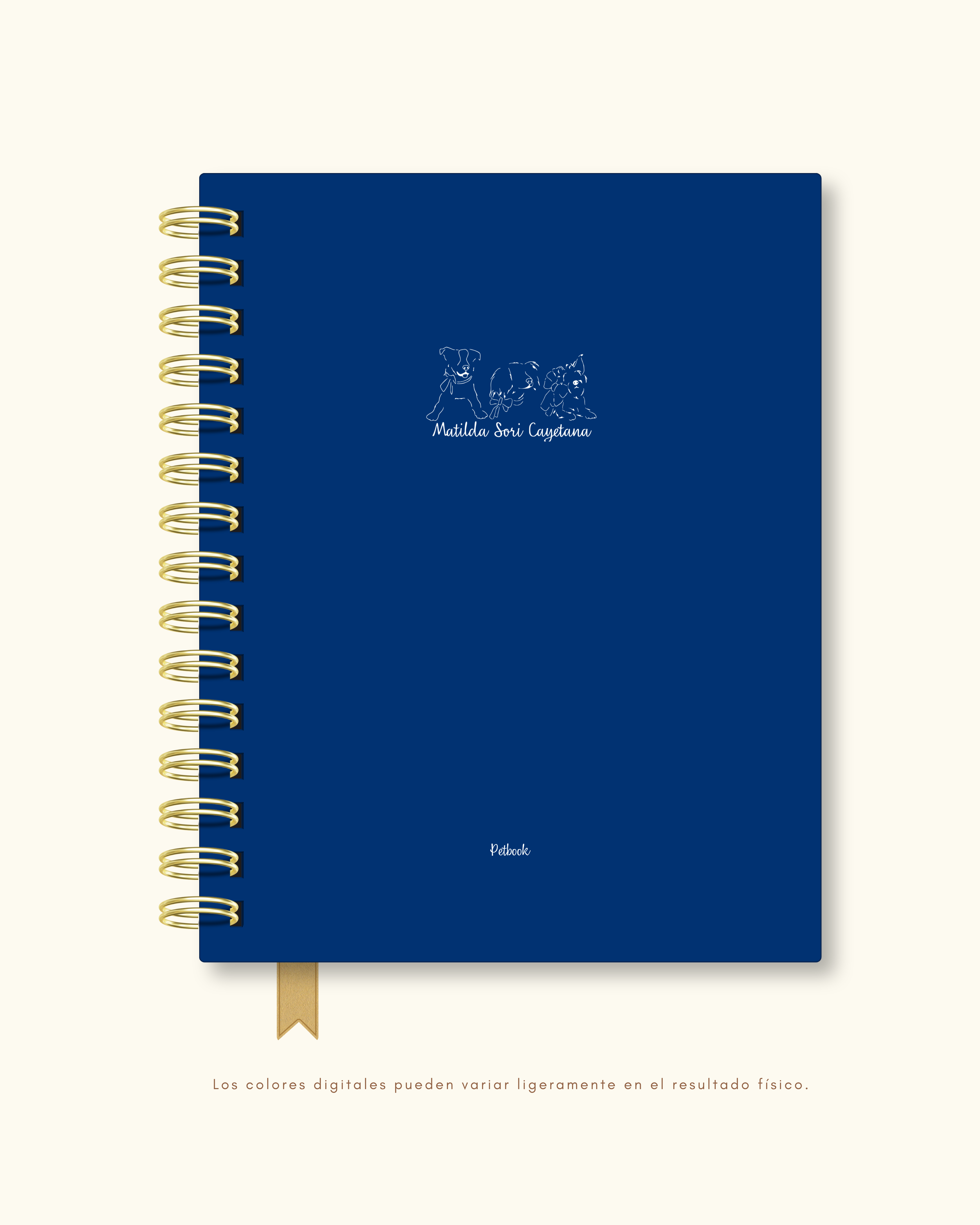 Libreta 3 mascotas