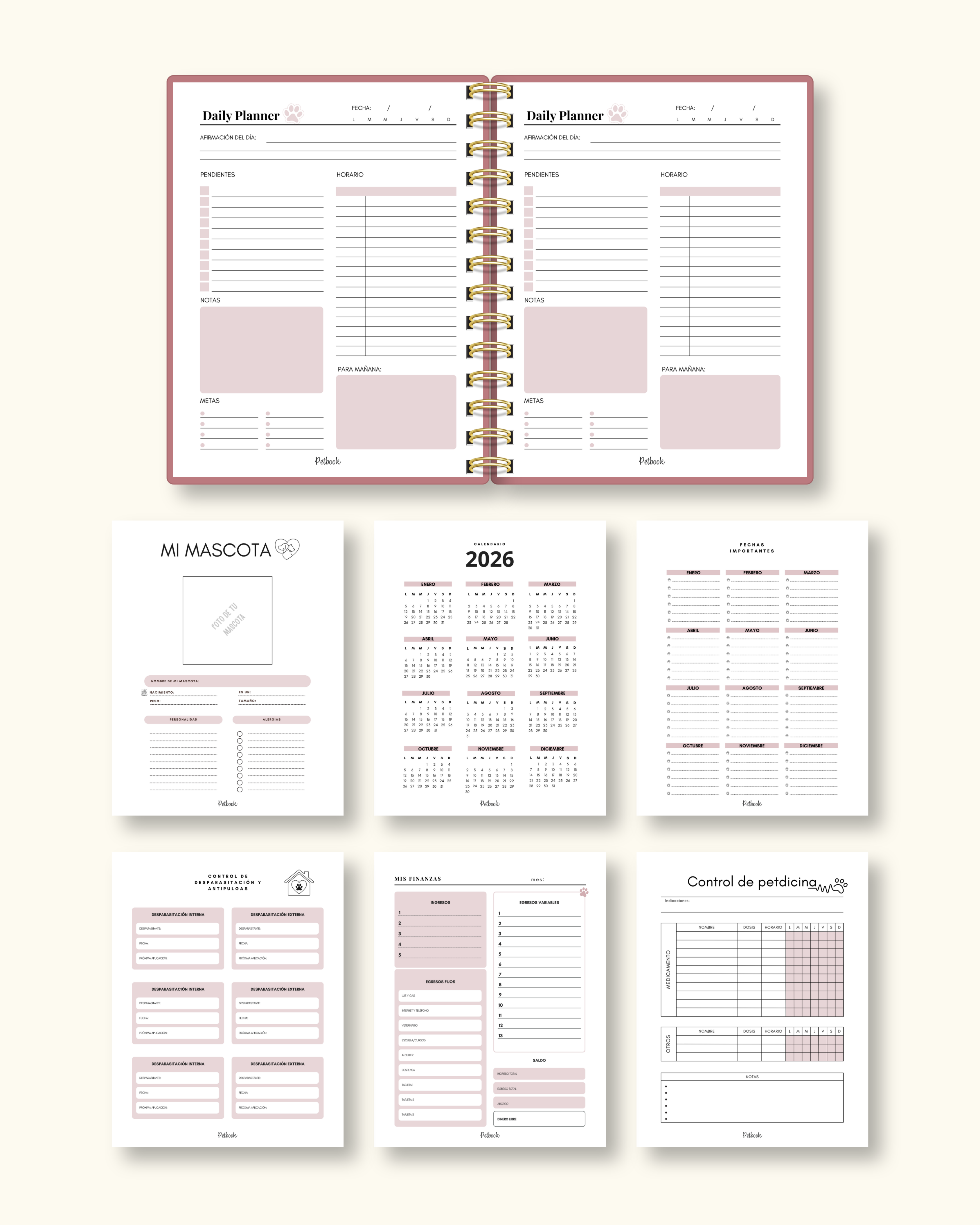 Daily Planner 1 mascota