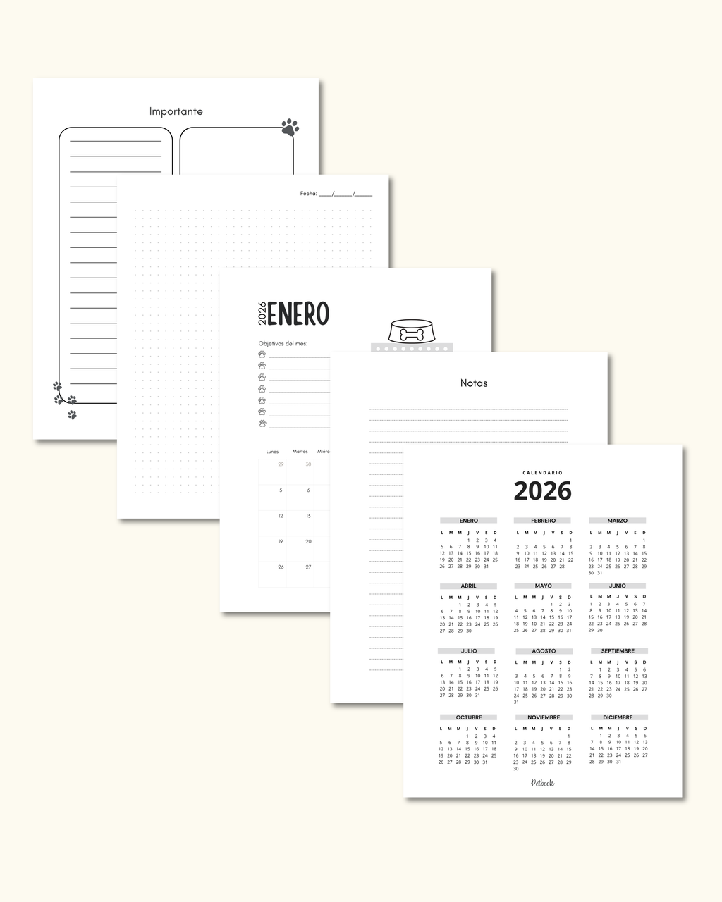 Libreta 2 mascotas