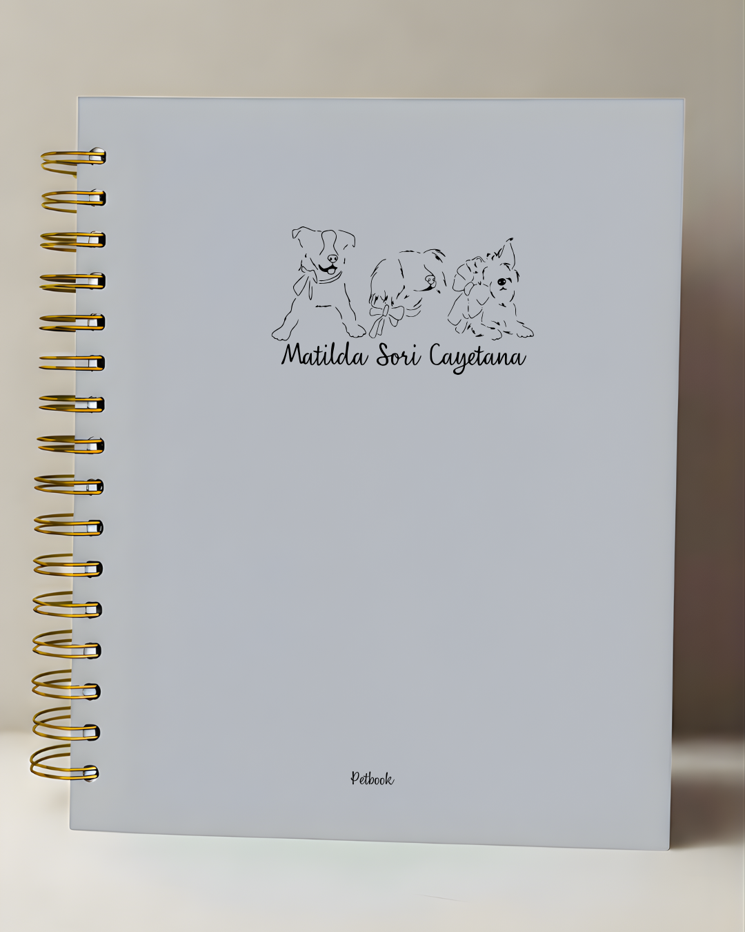 Libreta 3 mascotas